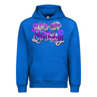 Cobalt purple its my birthday Urban Hoodie - Zillion Design Studio