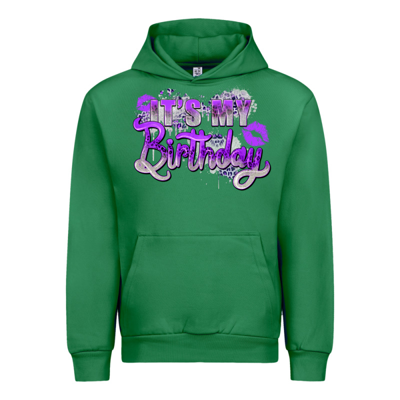 Purple Its My Birthday Urban Hoodie by Zillion Design Studio | Teevron