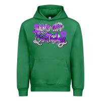 Emerald purple its my birthday Urban Hoodie - Zillion Design Studio