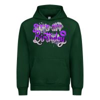 Forest Green purple its my birthday Urban Hoodie - Zillion Design Studio