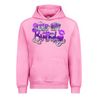 Fuchsia Pink purple its my birthday Urban Hoodie - Zillion Design Studio