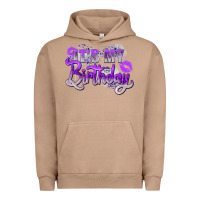 Pigment Burro purple its my birthday Urban Hoodie - Zillion Design Studio