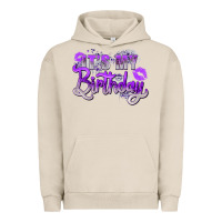 Pigment French Oak purple its my birthday Urban Hoodie - Zillion Design Studio