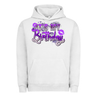 Pigment Lunar Rock purple its my birthday Urban Hoodie - Zillion Design Studio
