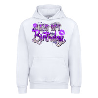 White purple its my birthday Urban Hoodie - Zillion Design Studio