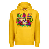 Lemon mexican skull Premium Hoodie - Zillion Design Studio