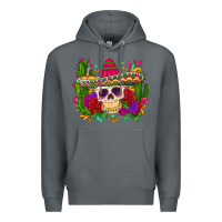 Rock mexican skull Premium Hoodie - Zillion Design Studio