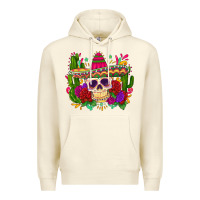 Sandshell mexican skull Premium Hoodie - Zillion Design Studio