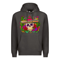 Smoke mexican skull Premium Hoodie - Zillion Design Studio