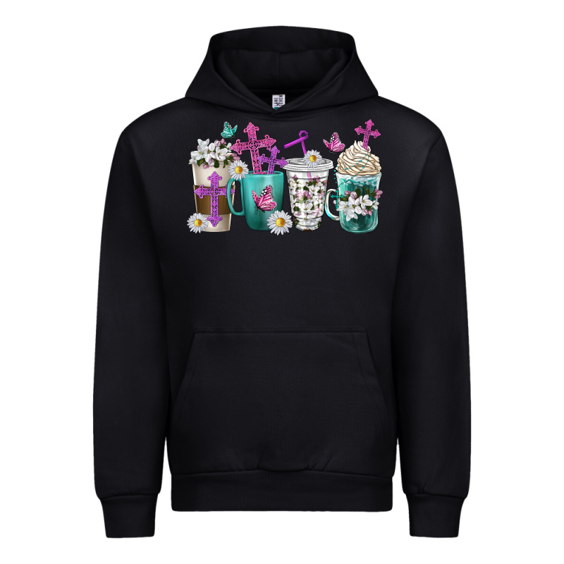 Blessed Coffee Cups Urban Hoodie by texasbilliewilder | Teevron