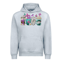 Heather Grey blessed coffee cups Urban Hoodie - texasbilliewilder