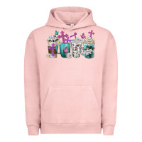 Pigment Salmon blessed coffee cups Urban Hoodie - texasbilliewilder
