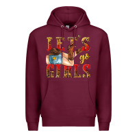 Burgundy lets go girls tbw Premium Hoodie - texasbilliewilder