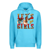 Ocean Blue lets go girls tbw Premium Hoodie - texasbilliewilder