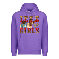 Purple lets go girls tbw Premium Hoodie - texasbilliewilder