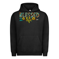 Pigment Black blessed life western Urban Hoodie - texasbilliewilder