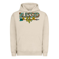 Pigment French Oak blessed life western Urban Hoodie - texasbilliewilder