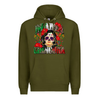 Army Green mama chingona Premium Hoodie - Zillion Design Studio