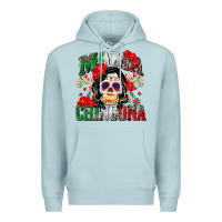 Blue Mist mama chingona Premium Hoodie - Zillion Design Studio