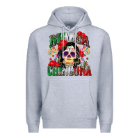 Heather Grey mama chingona Premium Hoodie - Zillion Design Studio