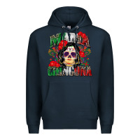 Navy mama chingona Premium Hoodie - Zillion Design Studio