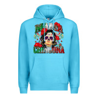 Ocean Blue mama chingona Premium Hoodie - Zillion Design Studio