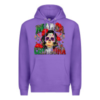 Purple mama chingona Premium Hoodie - Zillion Design Studio