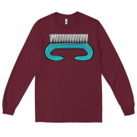 Burgundy nail brush Long Sleeve Tee - BarkalooDesign