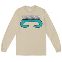 Mushroom nail brush Long Sleeve Tee - BarkalooDesign