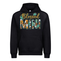 Black blessed mini with leopard and aztec Urban Hoodie - texasbilliewilder