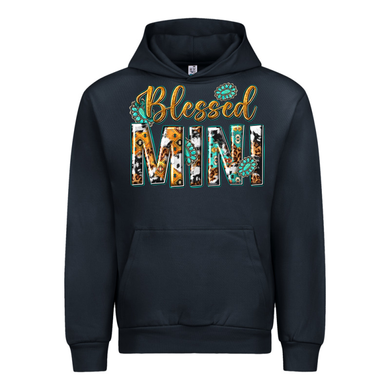 Blessed Mini With Leopard And Aztec Urban Hoodie by texasbilliewilder | Teevron
