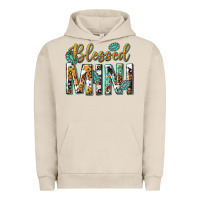 Pigment French Oak blessed mini with leopard and aztec Urban Hoodie - texasbilliewilder