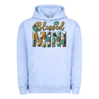 Pigment Grape Ice blessed mini with leopard and aztec Urban Hoodie - texasbilliewilder