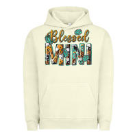 Pigment Pistachio blessed mini with leopard and aztec Urban Hoodie - texasbilliewilder