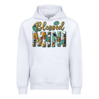 White blessed mini with leopard and aztec Urban Hoodie - texasbilliewilder