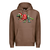 Chestnut t rex christmas Premium Hoodie - RanaPortraitStore