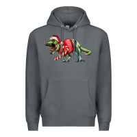 Rock t rex christmas Premium Hoodie - RanaPortraitStore