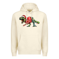 Sandshell t rex christmas Premium Hoodie - RanaPortraitStore