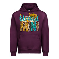 Mauve Wine blessed mini with sunflowers Urban Hoodie - texasbilliewilder
