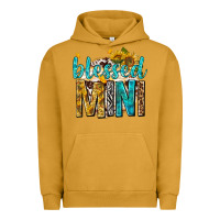 Pigment Peanut Butter blessed mini with sunflowers Urban Hoodie - texasbilliewilder