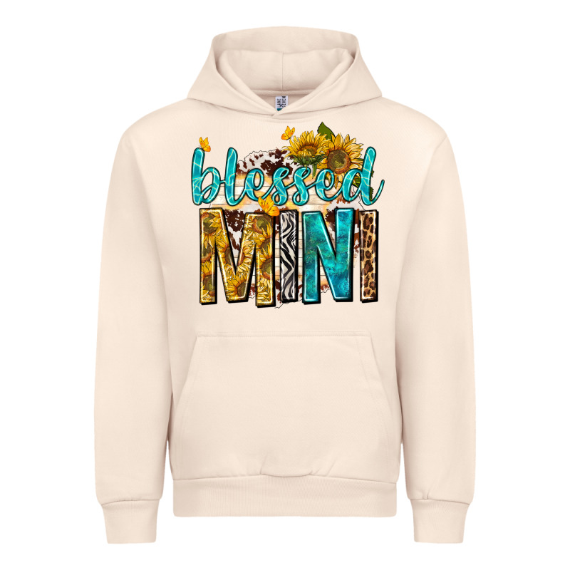 Blessed Mini With Sunflowers Urban Hoodie by texasbilliewilder | Teevron