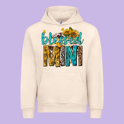 Urban Hoodie blessed mini with sunflowers