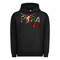 Pigment Black Papa Claus With Long Horn Western Christmas Urban Hoodie - RanaPortraitStore