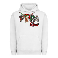 Pigment Lunar Rock Papa Claus With Long Horn Western Christmas Urban Hoodie - RanaPortraitStore