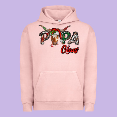 Urban Hoodie Papa Claus With Long Horn Western Christmas