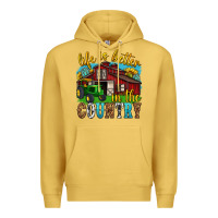 Antique Gold life is better in the country western Premium Hoodie - texasbilliewilder