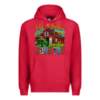 Cardinal life is better in the country western Premium Hoodie - texasbilliewilder