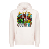 Pale Pink life is better in the country western Premium Hoodie - texasbilliewilder