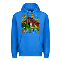 True Royal life is better in the country western Premium Hoodie - texasbilliewilder