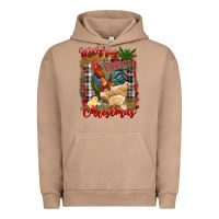 Pigment Burro Merry Cluckin' Christmas Urban Hoodie - RanaPortraitStore